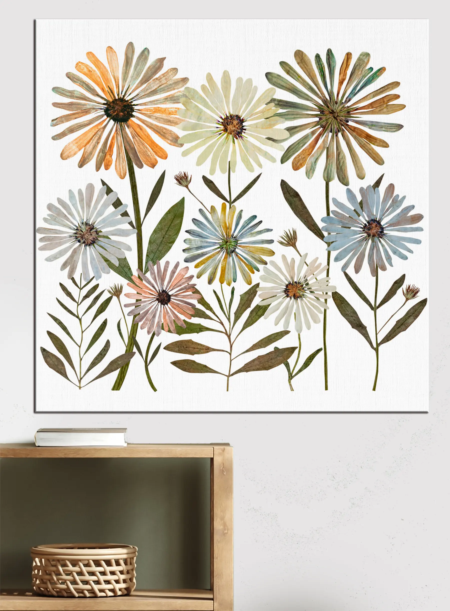 murales Flor, planta y pétalo s34120