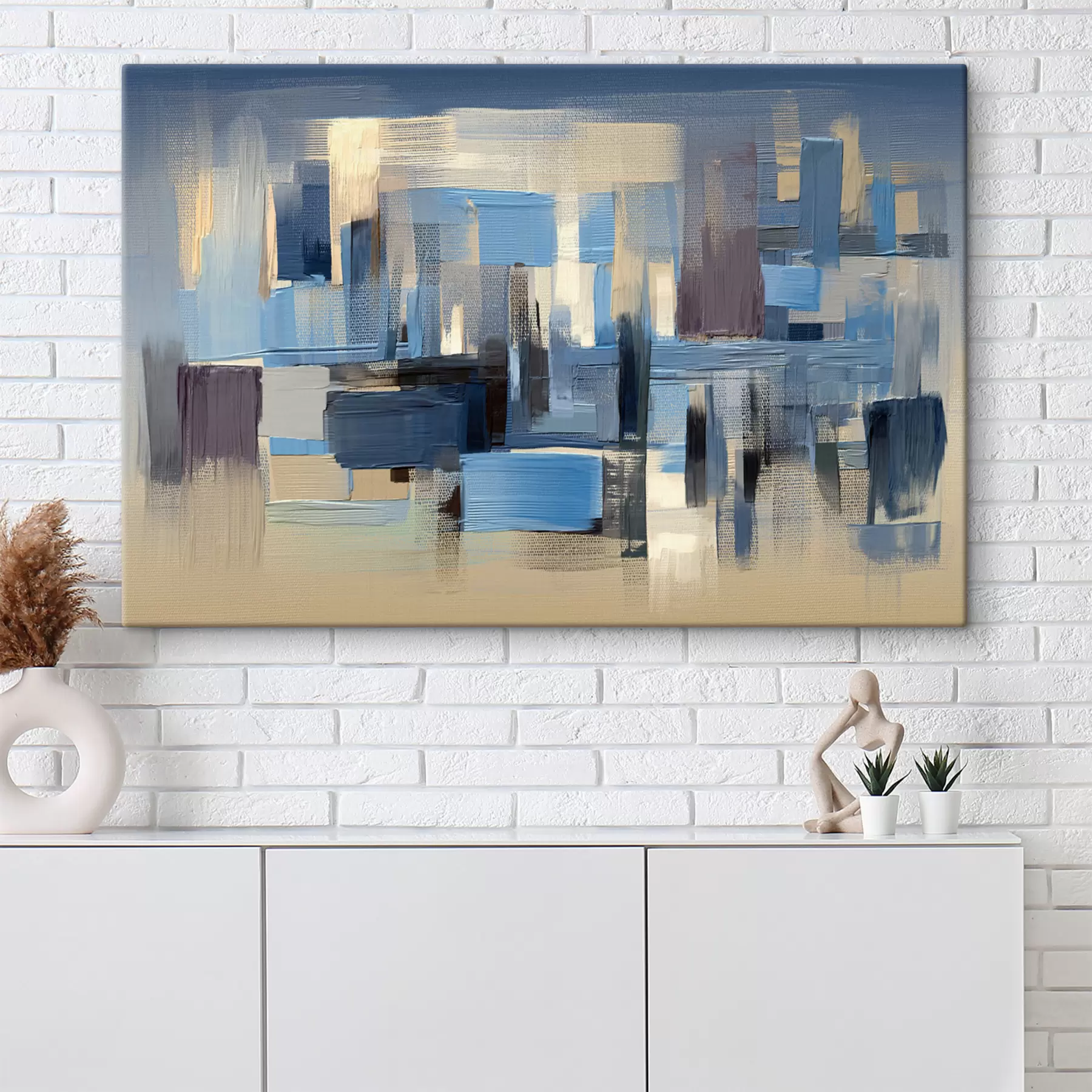 wall murals Water, skyscraper and paint s34186