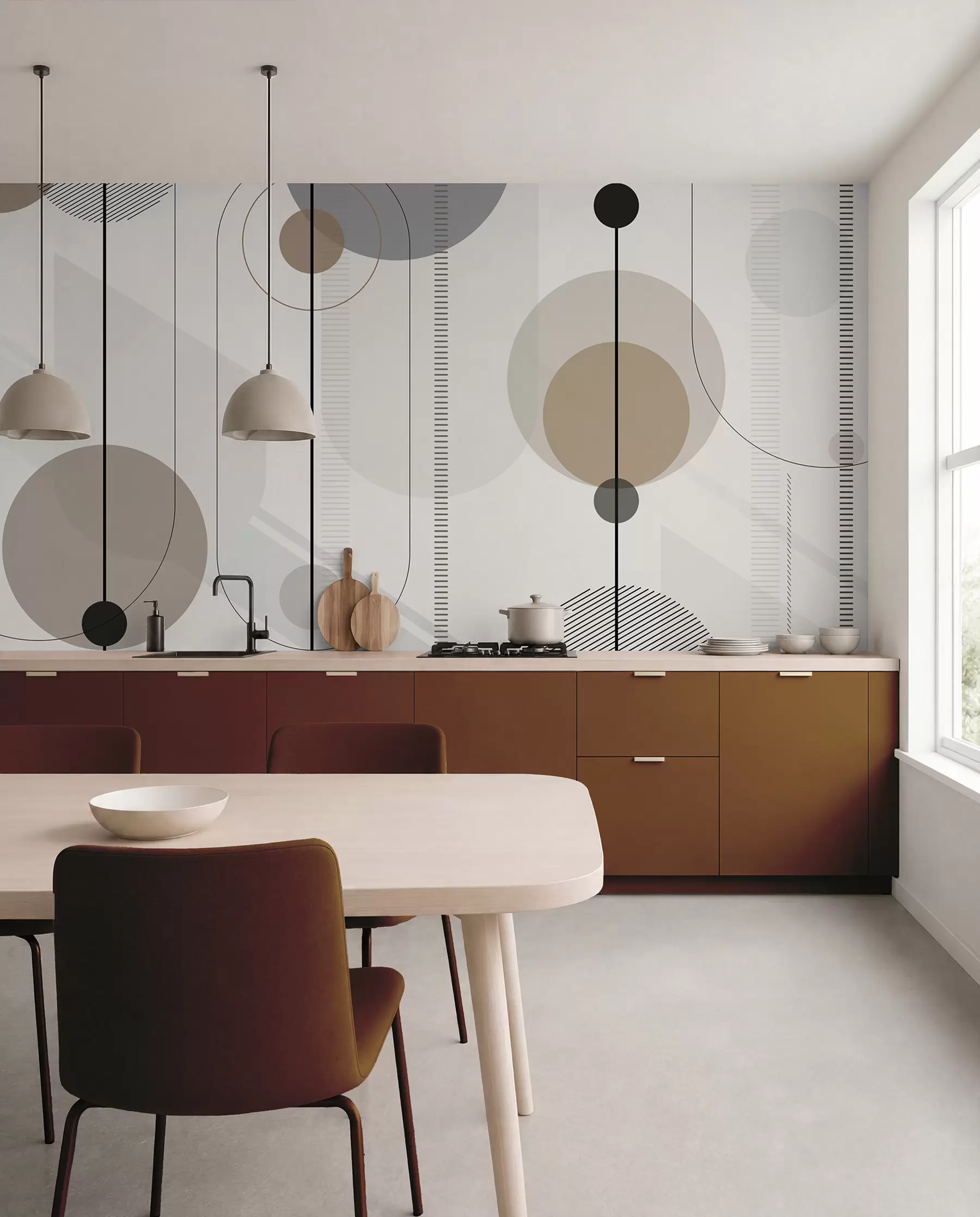 Wall Mural Photo Wallpaper geometric abstraction u95379