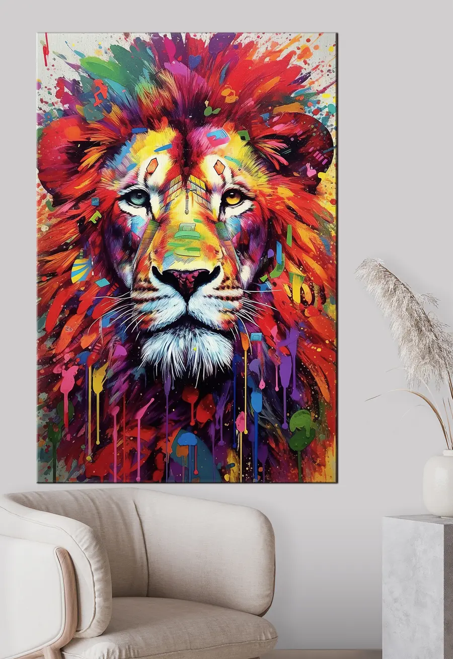 wall murals Art paint, paint and felidae s34283