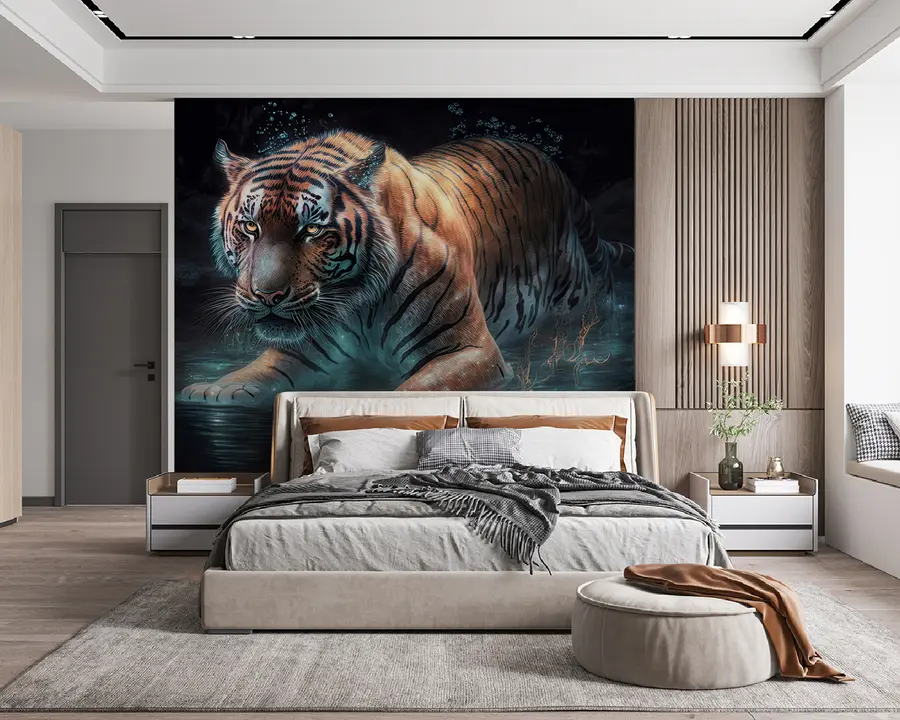 Wall Mural Photo Wallpaper Beautiful tiger u95622