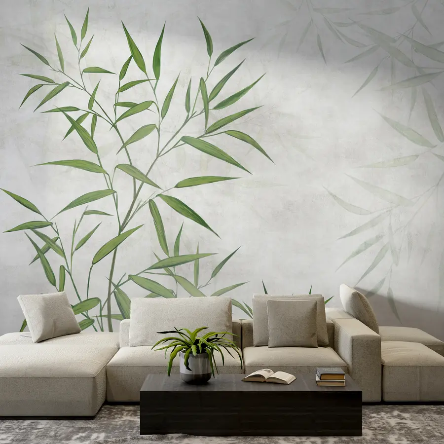 Wall Mural Photo Wallpaper Bamboo reed leaves u95921