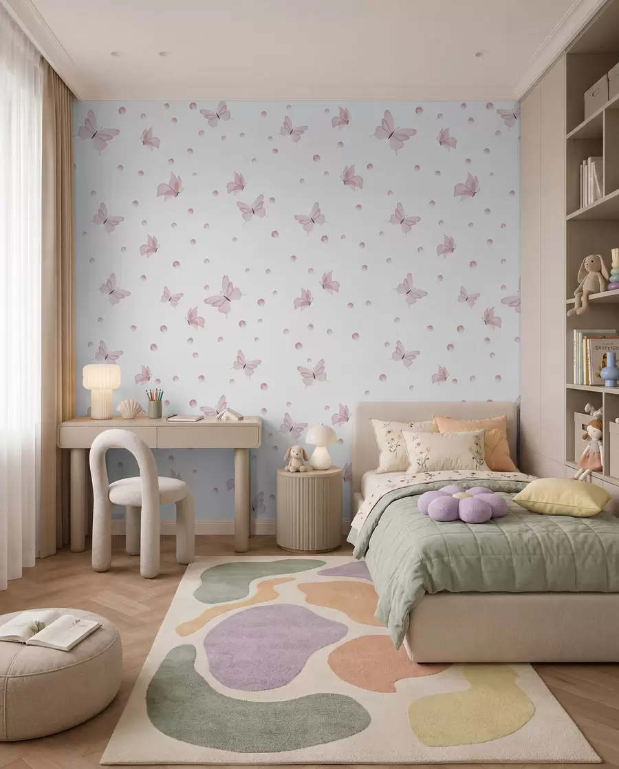 wall murals Small Pink Butterflies u96109