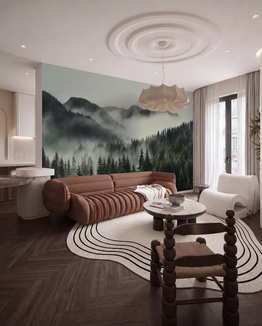 Wall Mural Photo Wallpaper Mountain landscape and peace u96027