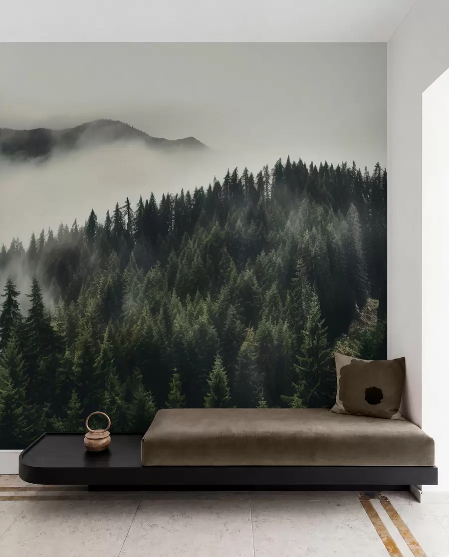peintures murales Paysage de montagne et paix u96027