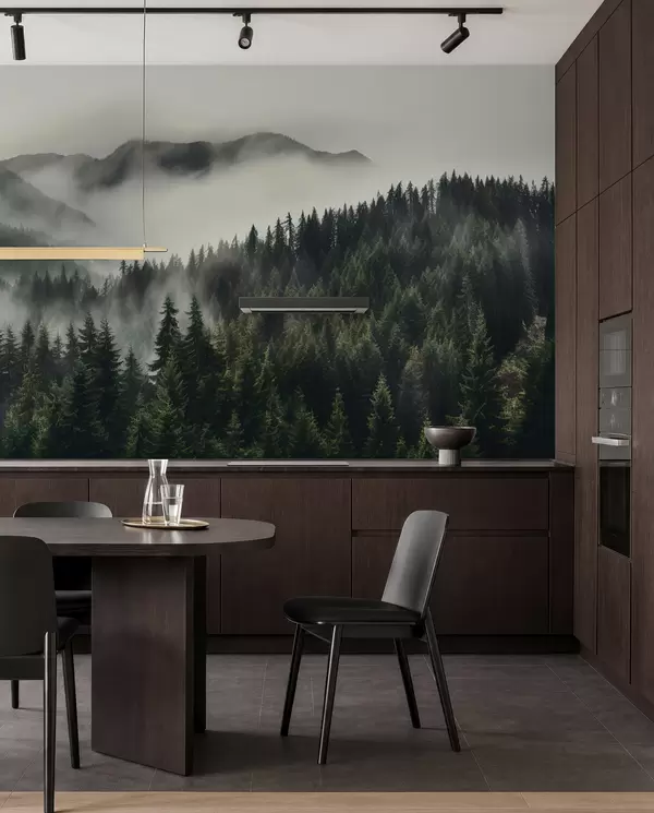 Foggy forest