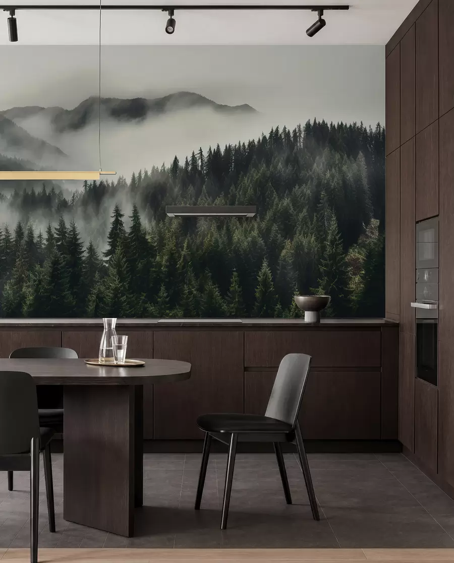 peintures murales Paysage de montagne et paix u96027
