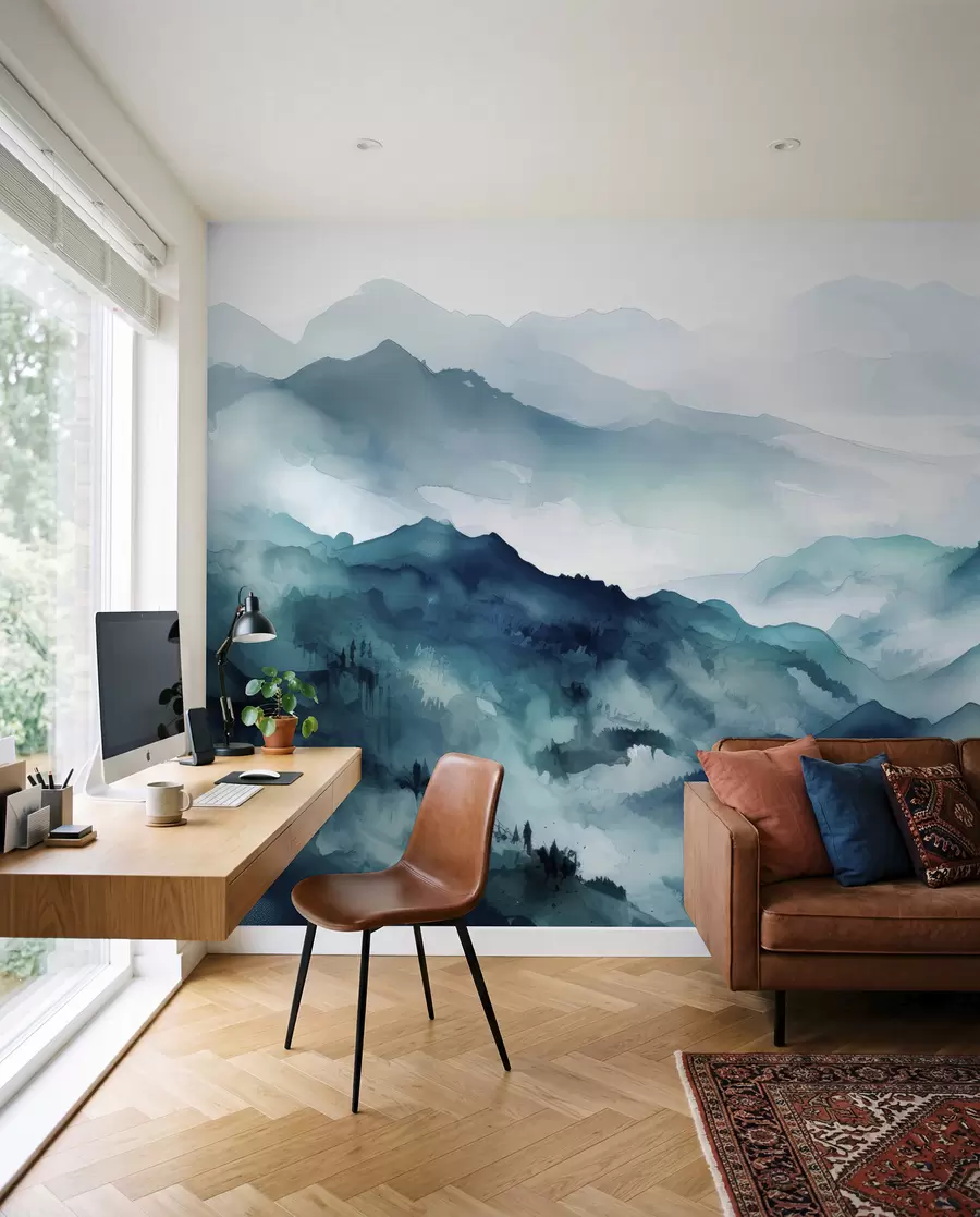 Wall Mural Photo Wallpaper Mountain landscape charm u96032
