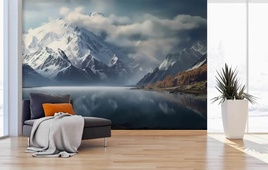 Wall Mural Photo Wallpaper mountain landscape lake u96043