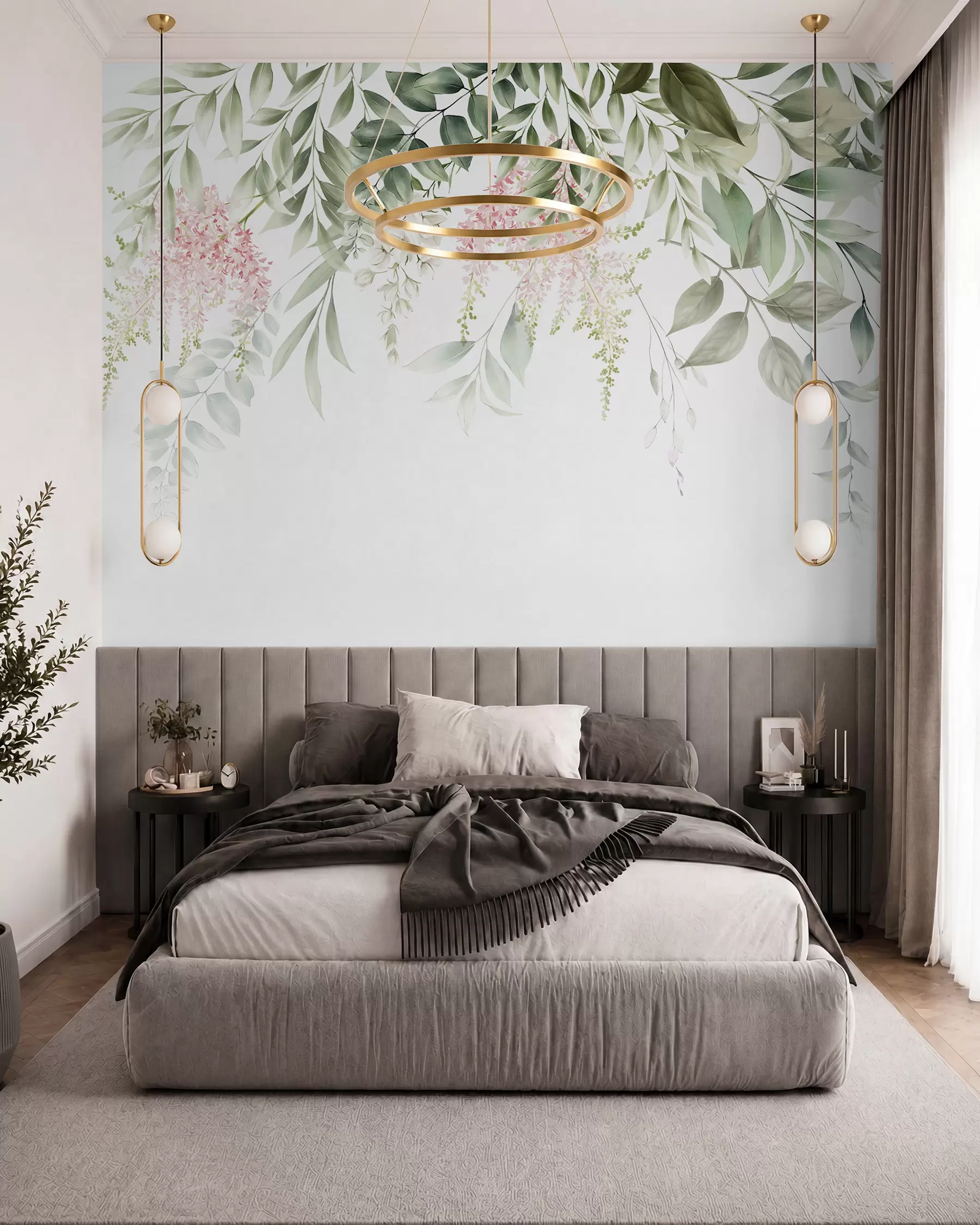 Wall Mural Photo Wallpaper Spring Hanging Garden u95923