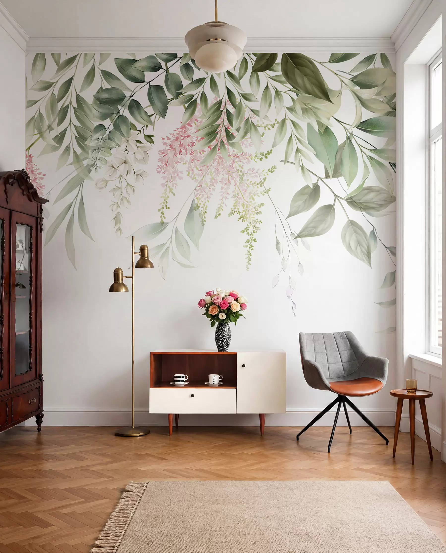 Wall Mural Photo Wallpaper Spring Hanging Garden u95923