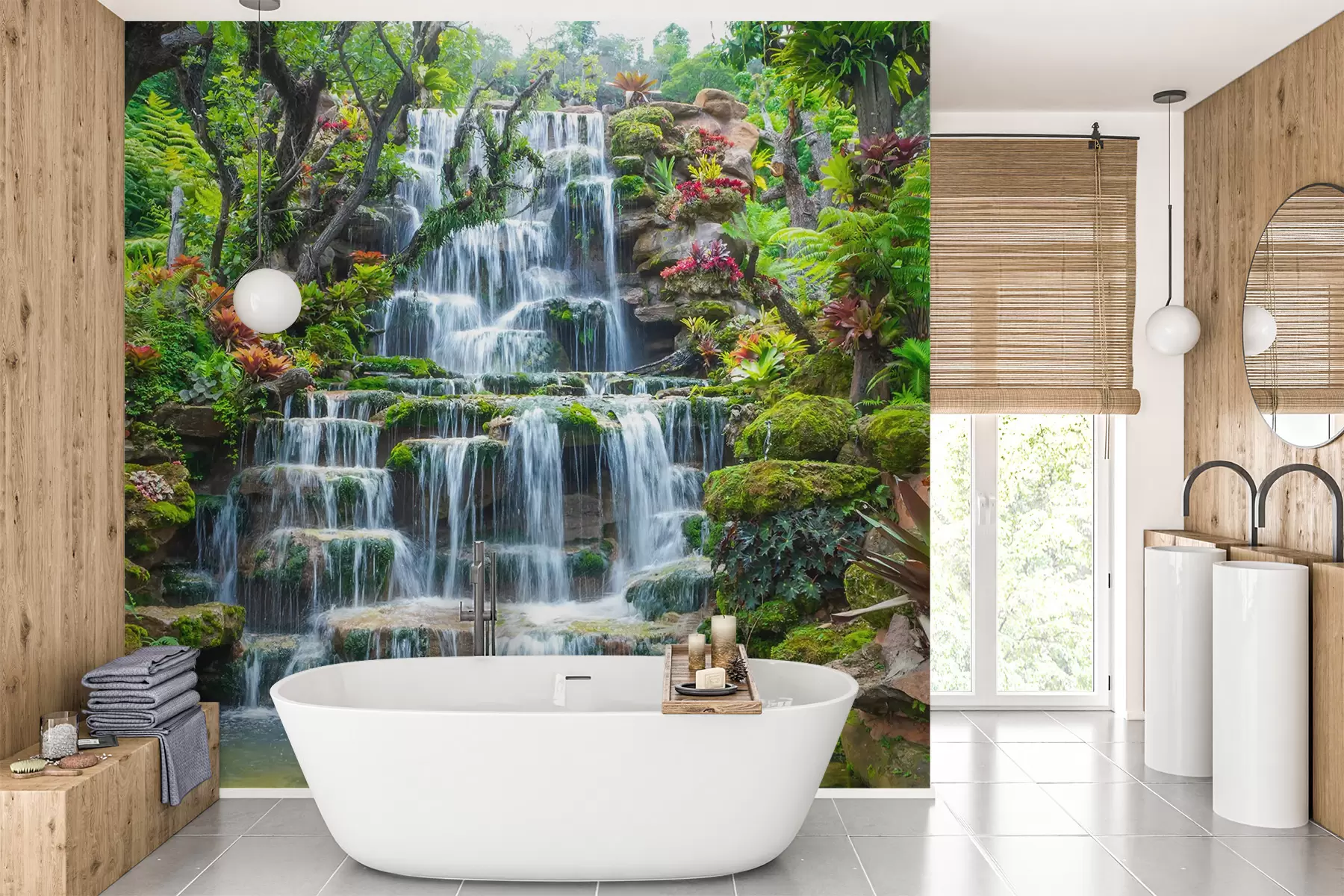 murales Agua, planta y comunidad vegetal u17843