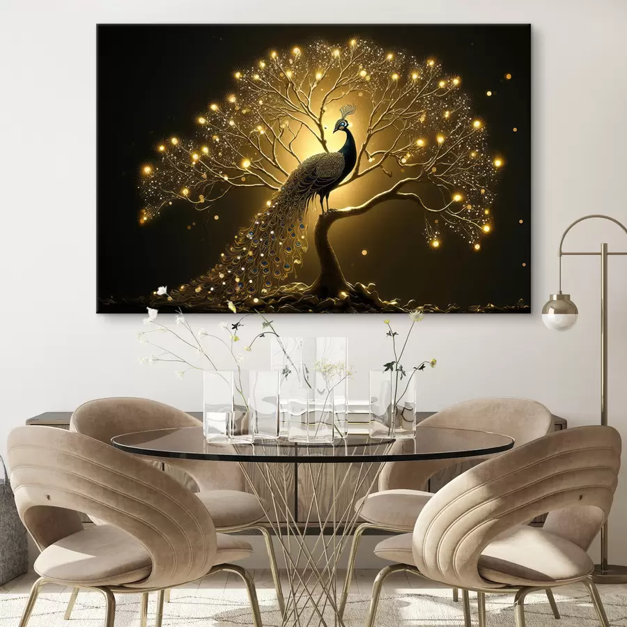 wall murals Bird, water and midnight s34876