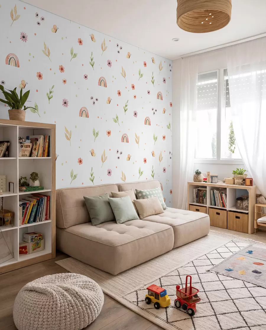 peintures murales Dessin d'enfant à l'aquarelle u96608