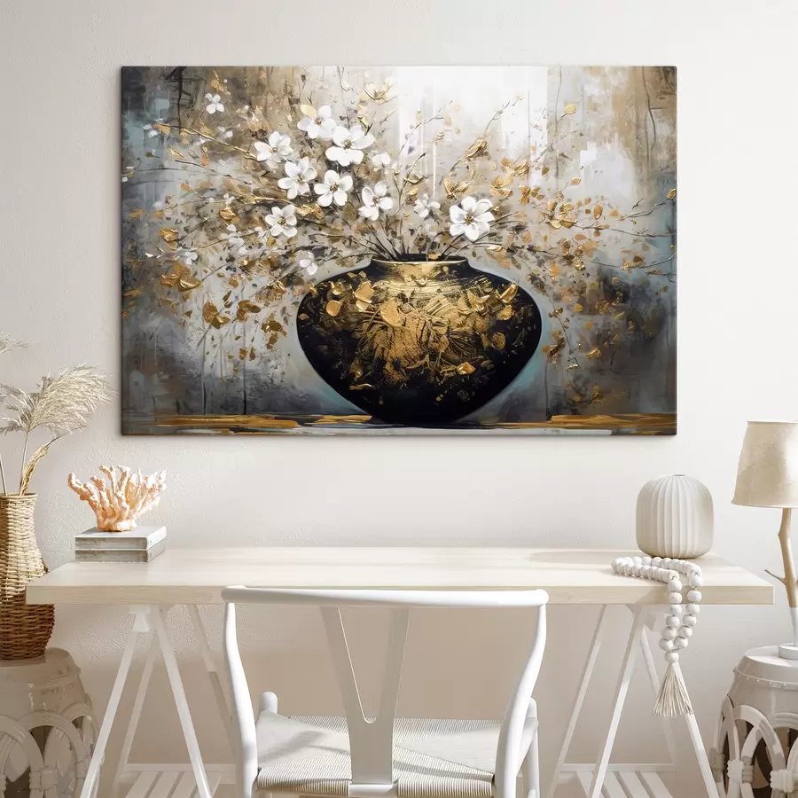 wall murals Flower, plant and flowerpot s35377