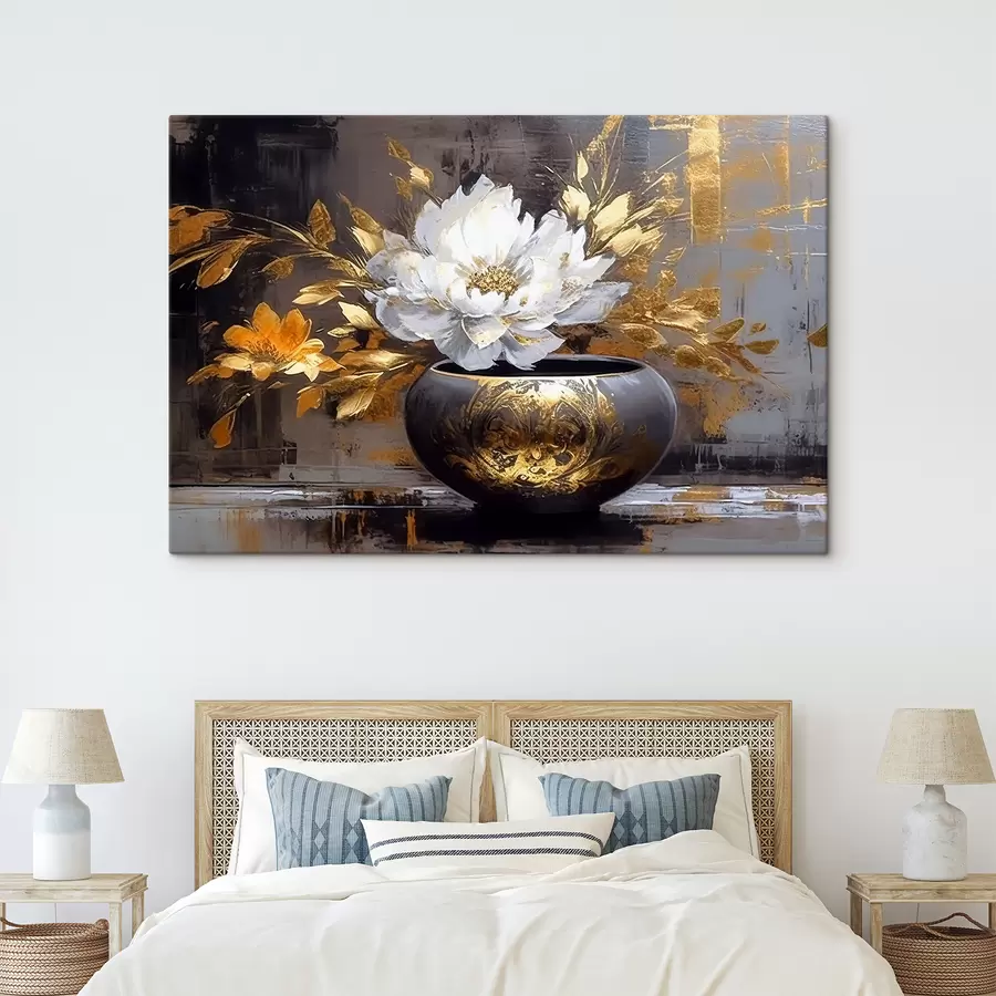 wall murals Flower, plant and flowerpot s35388