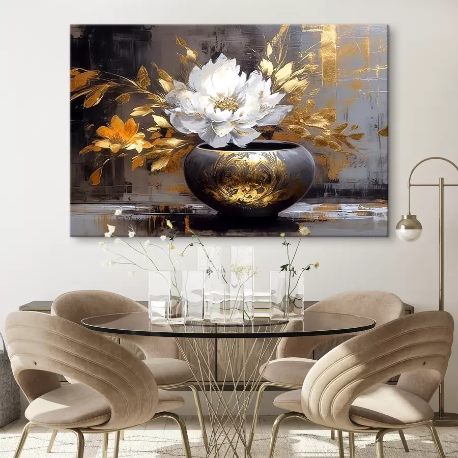 wall murals Flower, plant and flowerpot s35388