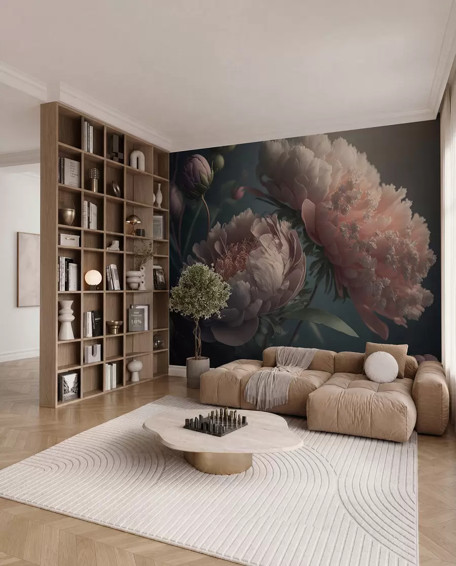 Wall Mural Photo Wallpaper Twilight flowers u96633