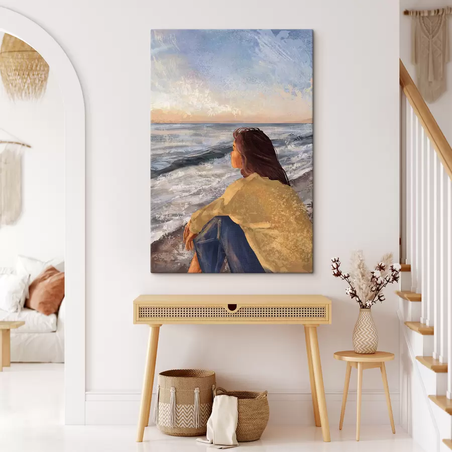 wall murals Water, cloud and sky s35317