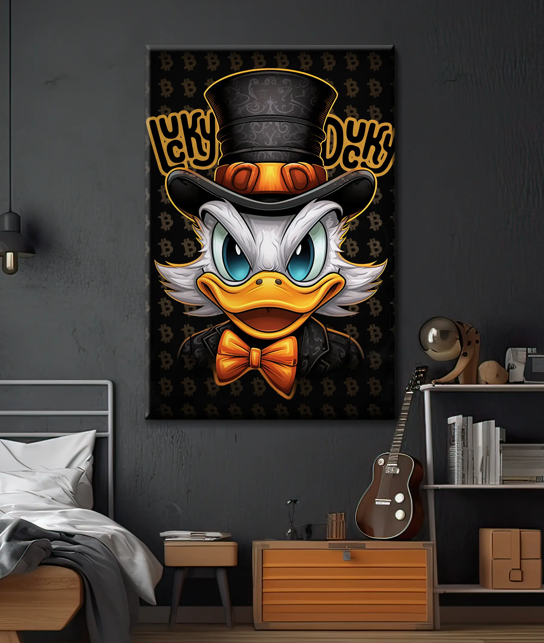 wall murals Black, font and cartoon s35465