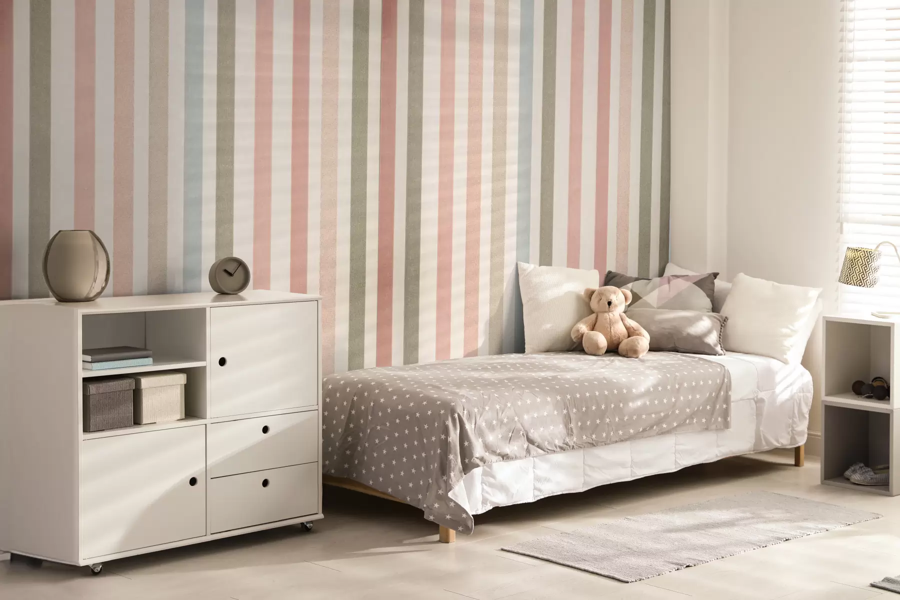 Wall Mural Photo Wallpaper Striped wallpaper u96795