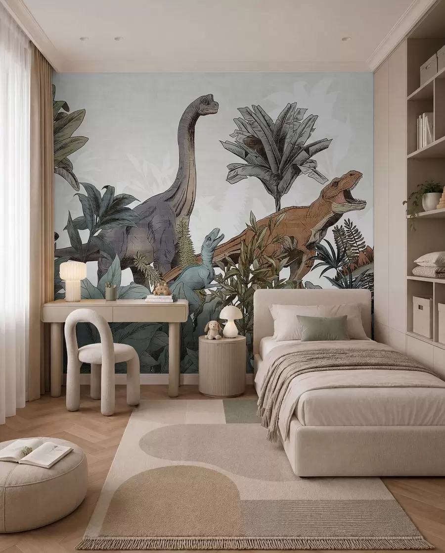 murales Parque de grandes dinosaurios u96938