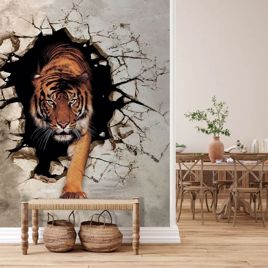 Wall Mural Photo Wallpaper 3D tiger u97031