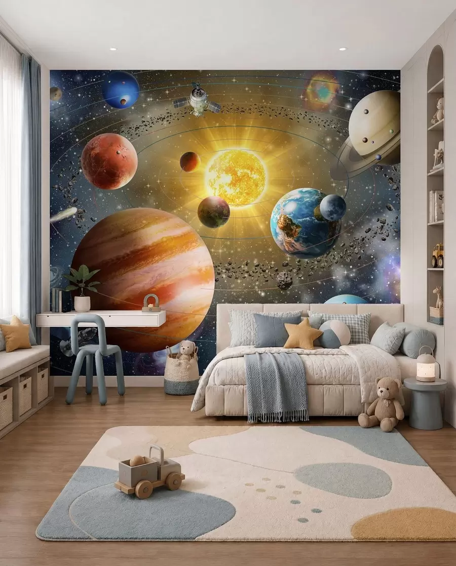 wall murals Journey among Planets u97222