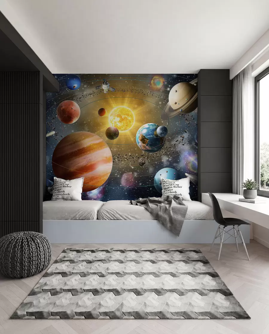 peintures murales Voyage parmi les planètes u97222