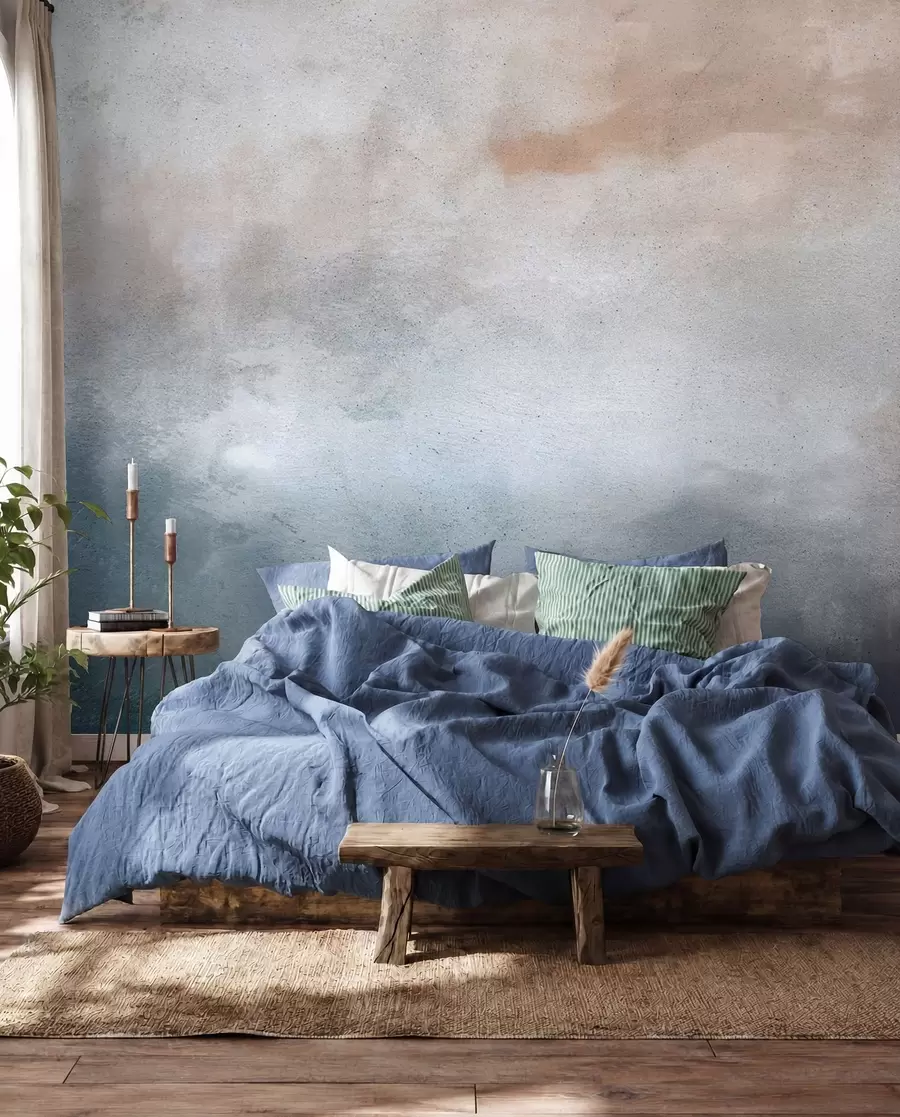 wall murals Smoky concrete u97229