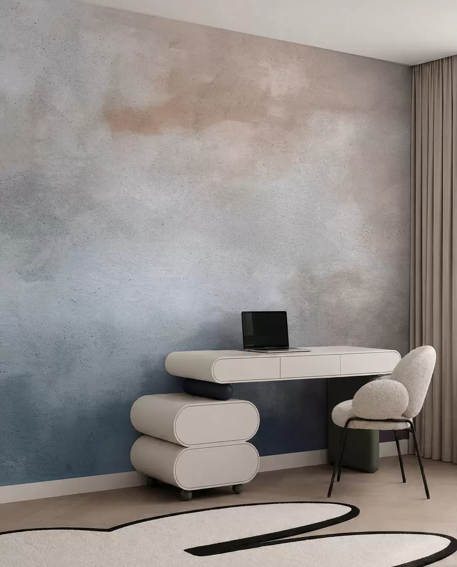 wall murals Smoky concrete u97229