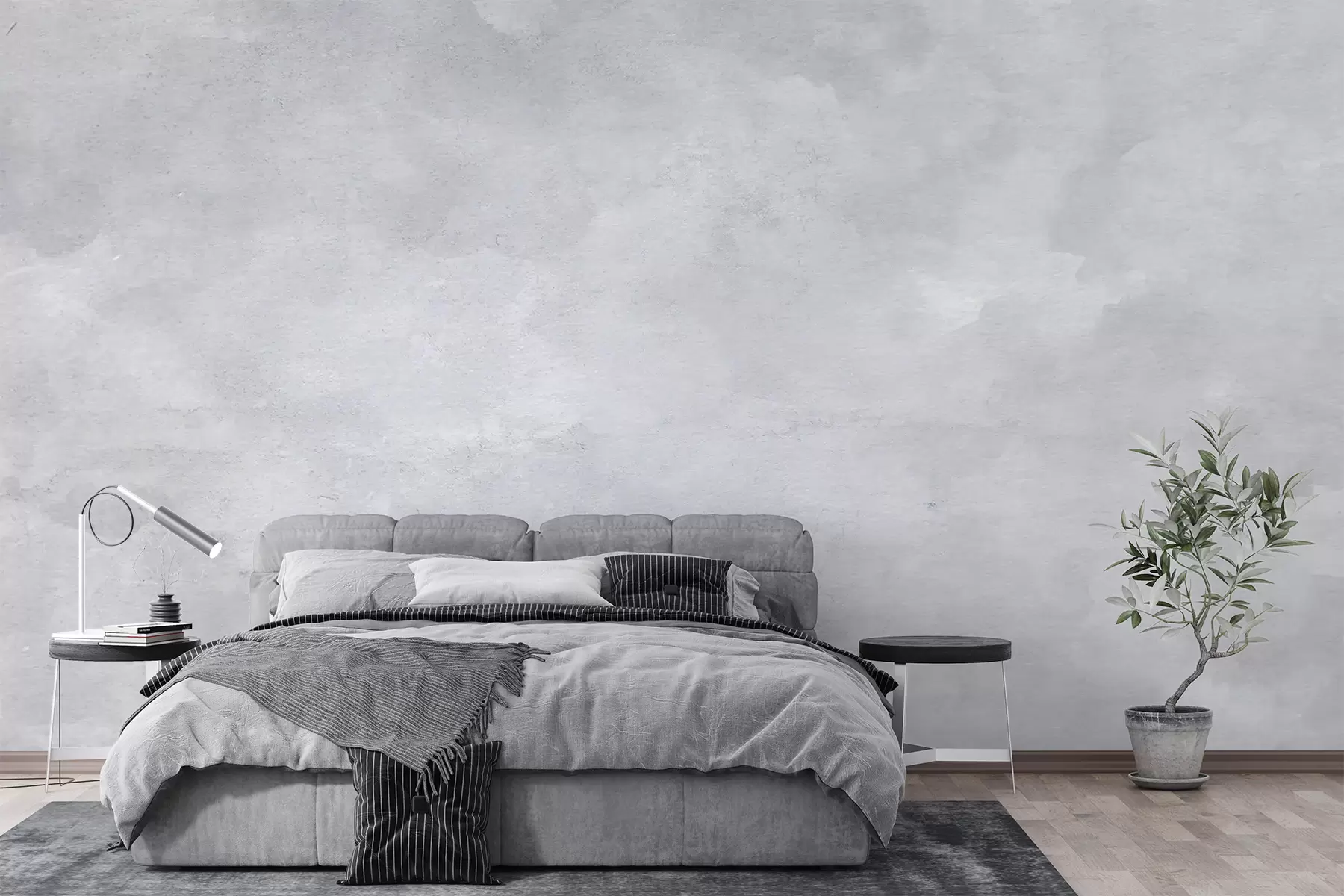Wall Mural Photo Wallpaper Gray smoky concrete u97232