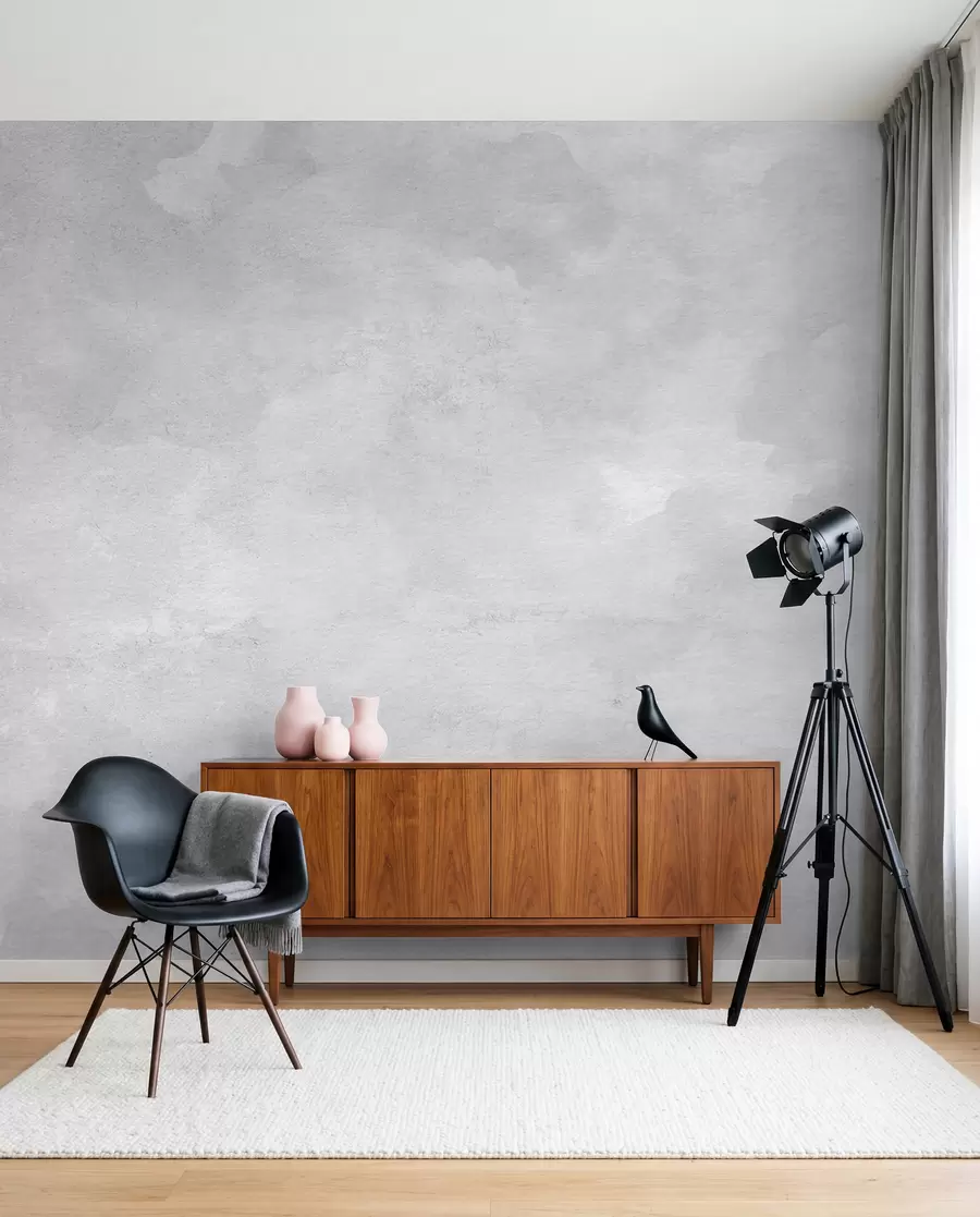 Wall Mural Photo Wallpaper Gray smoky concrete u97232