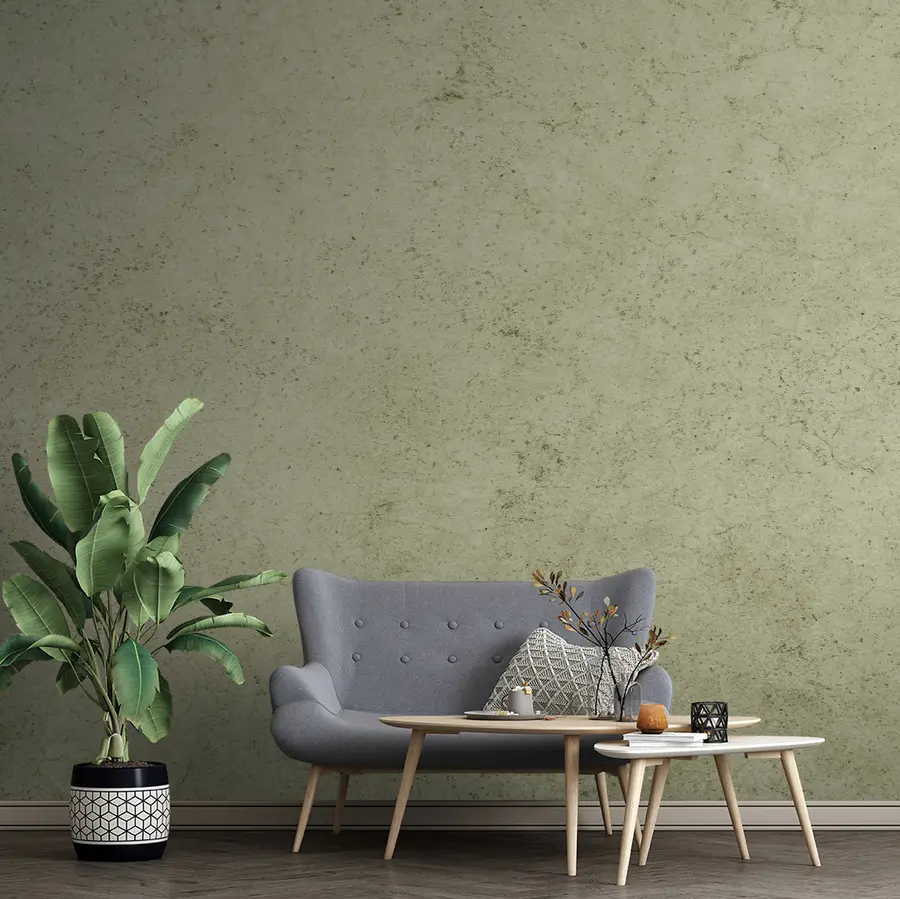Wall Mural Photo Wallpaper Olive concrete wall u97235