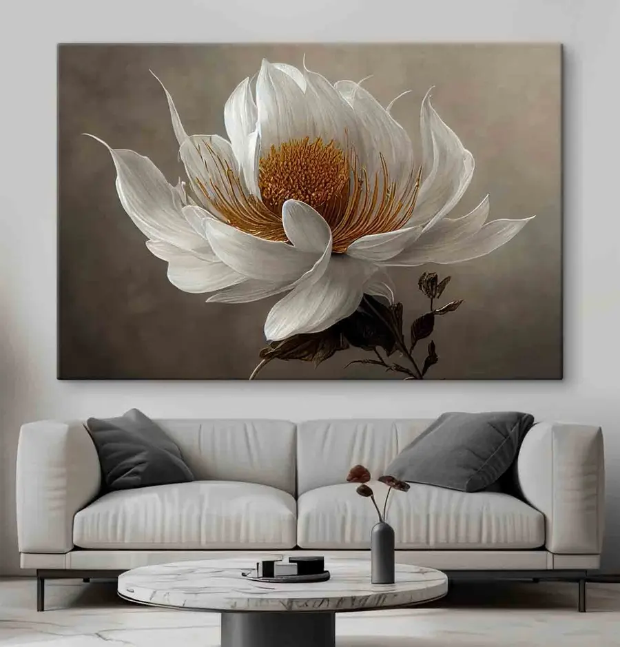 murales Elegante floración bajo una luz serena s35725