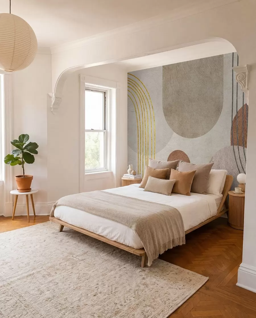 wall murals Abstract boho pattern u97255