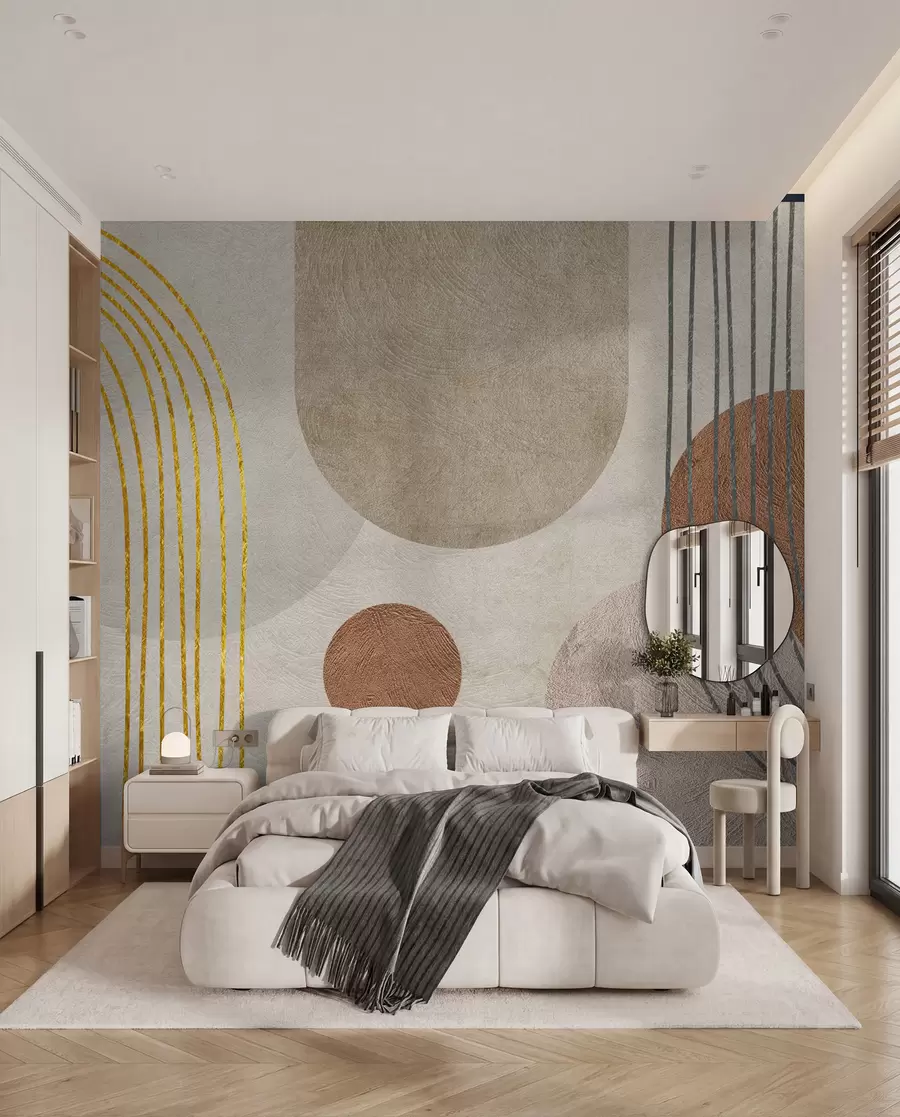wall murals Abstract boho pattern u97255