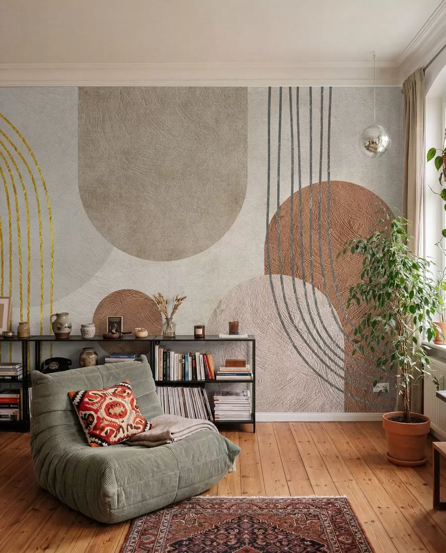 wall murals Abstract boho pattern u97255