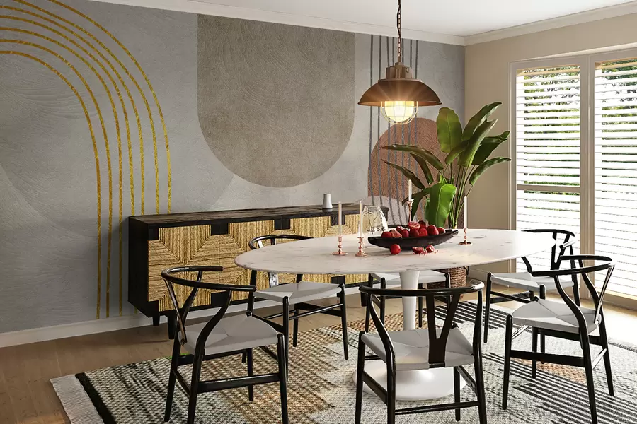 Wall Mural Photo Wallpaper Abstract boho pattern u97255