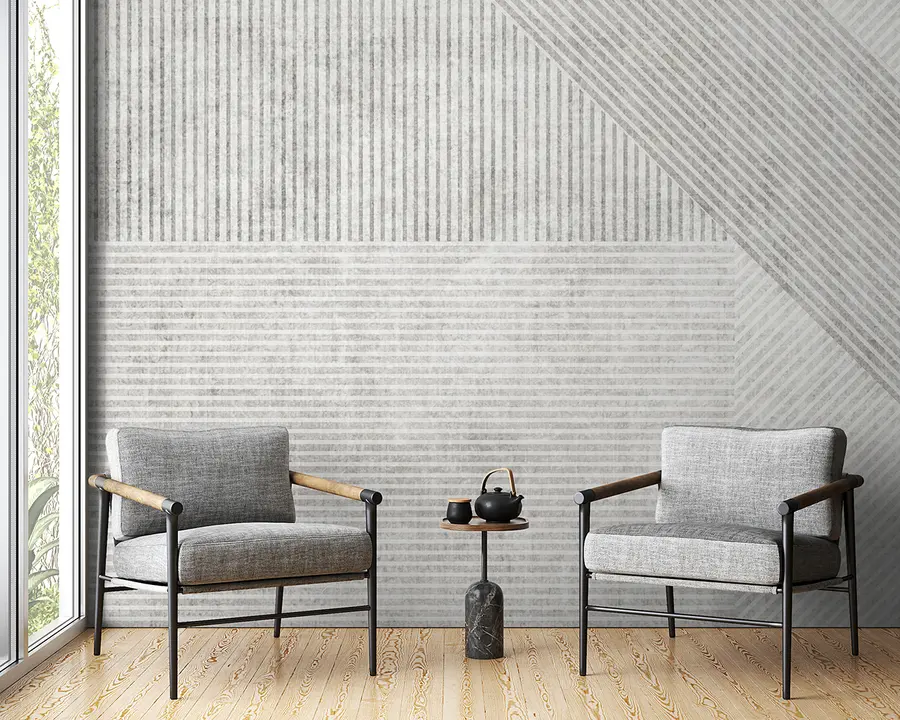 murales Líneas geométricas vintage u96331