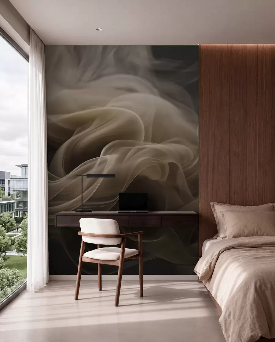 peintures murales Vagues de fumée abstraites u96591