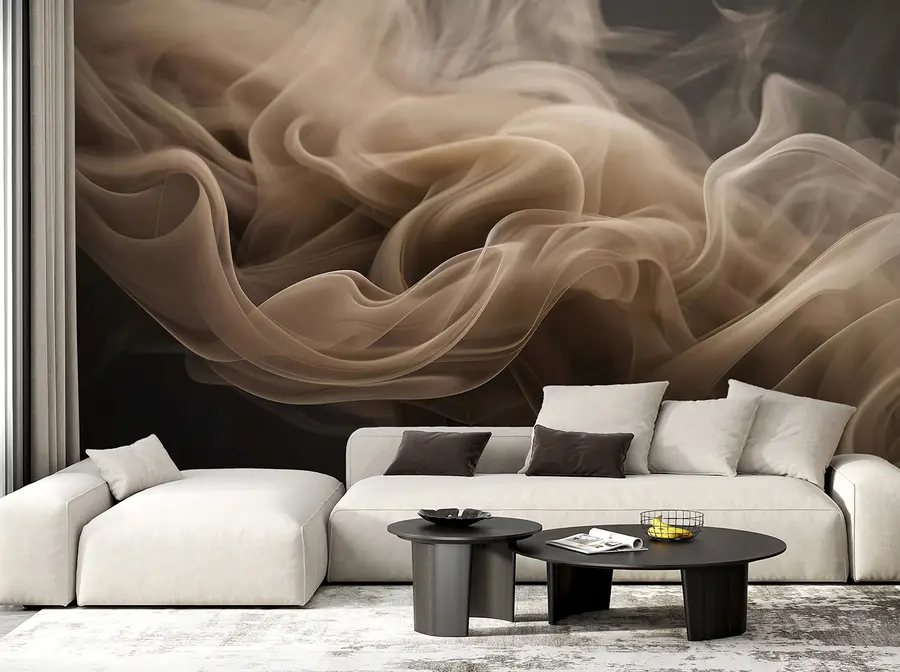 Wall Mural Photo Wallpaper Abstract waves of smoke u96591