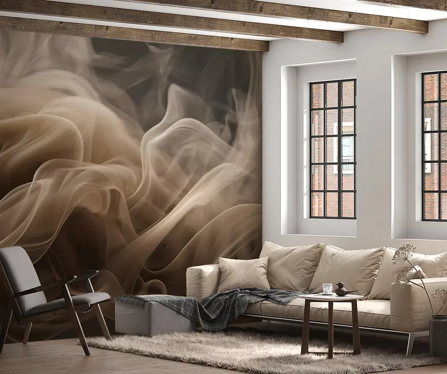 Wall Mural Photo Wallpaper Abstract waves of smoke u96591