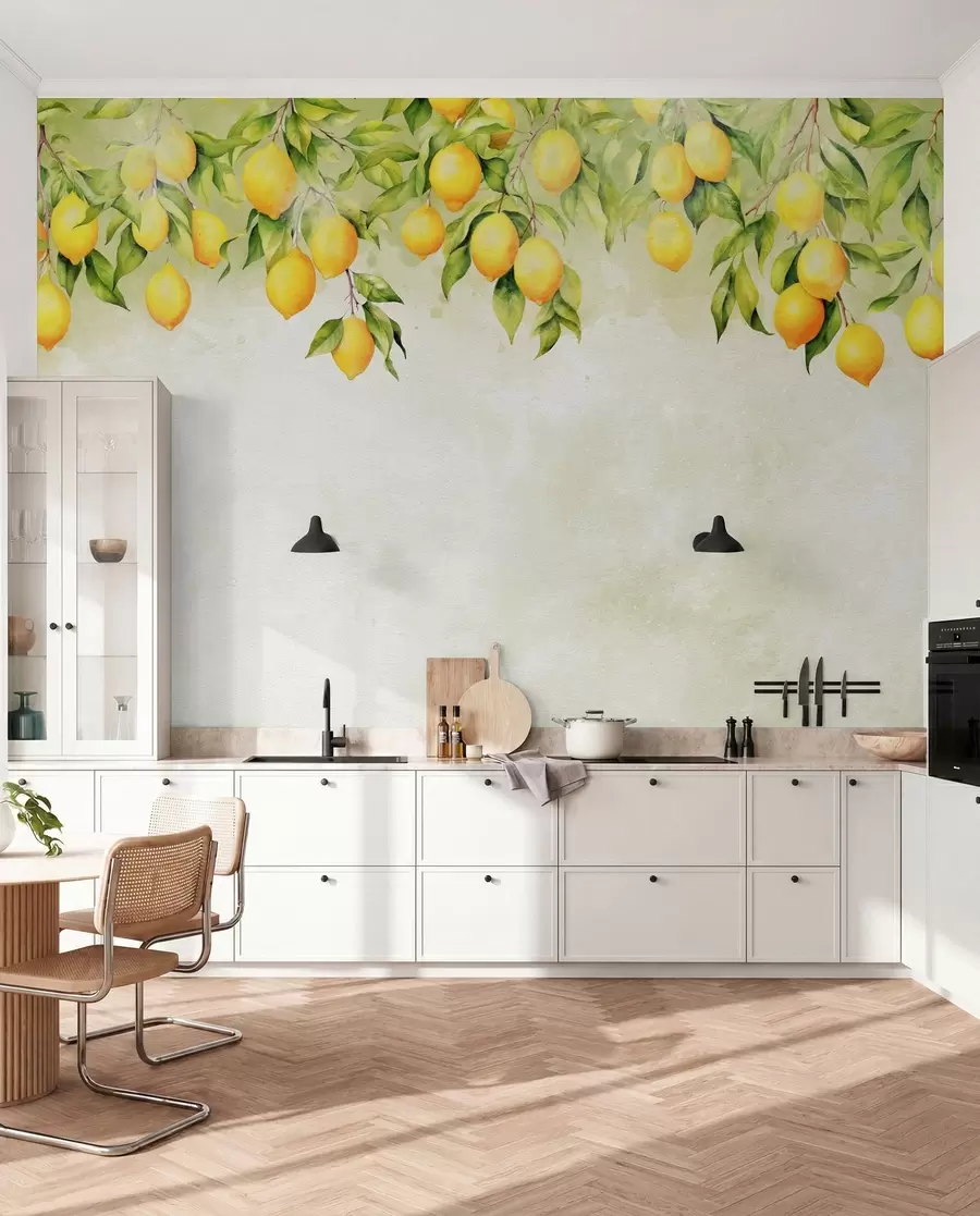 peintures murales Branches tendres de citron u97595