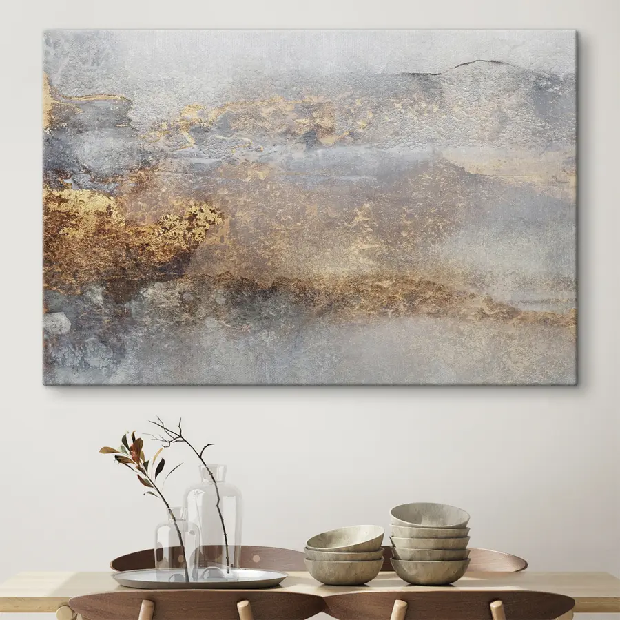 wall murals Textured hues with earthy tones s35845