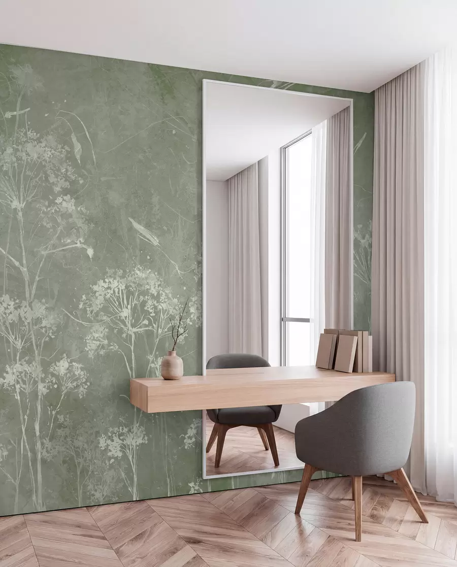 peintures murales Fleurs sauvages dans un style grunge u96551v1