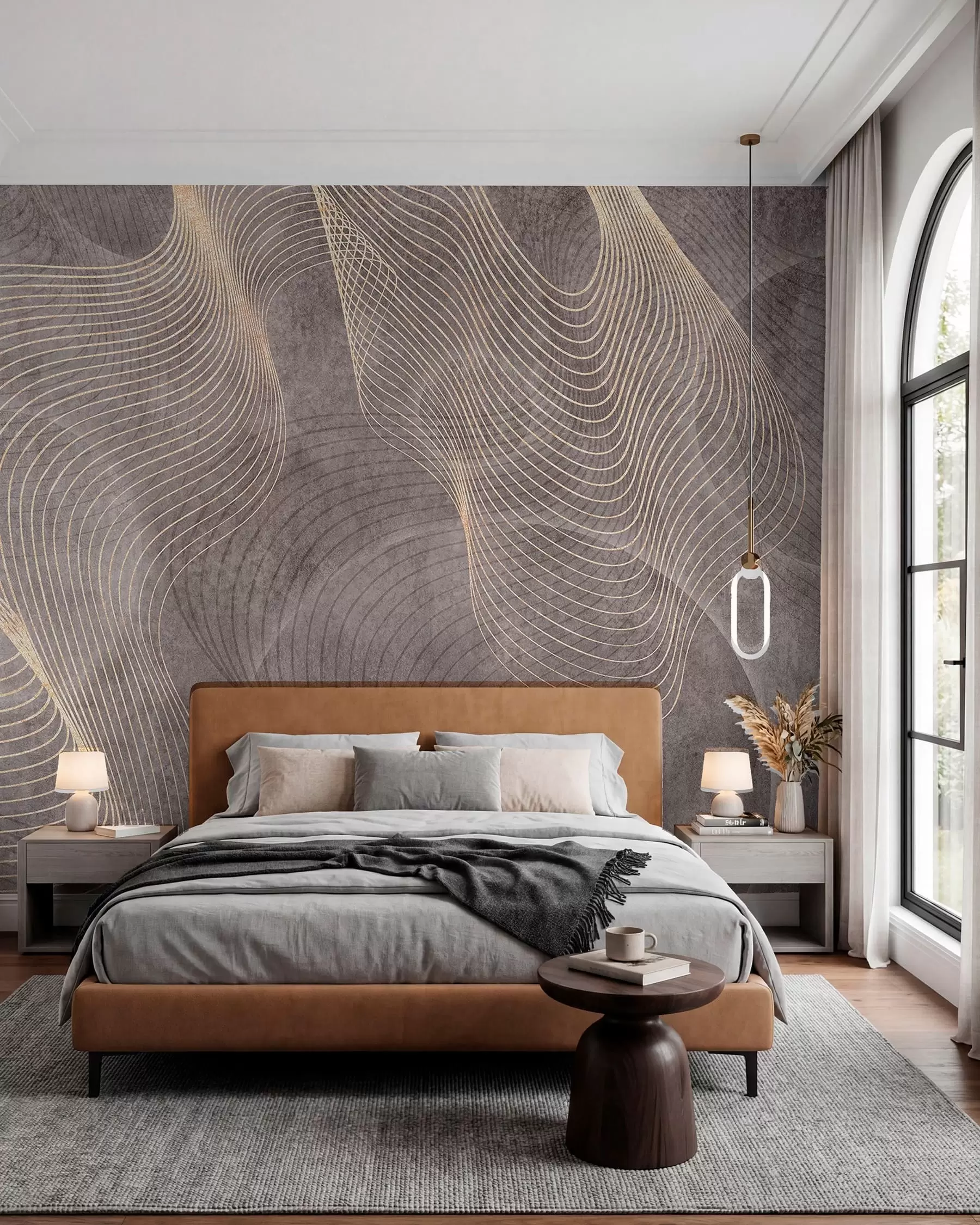 wall murals Woven Light u97469