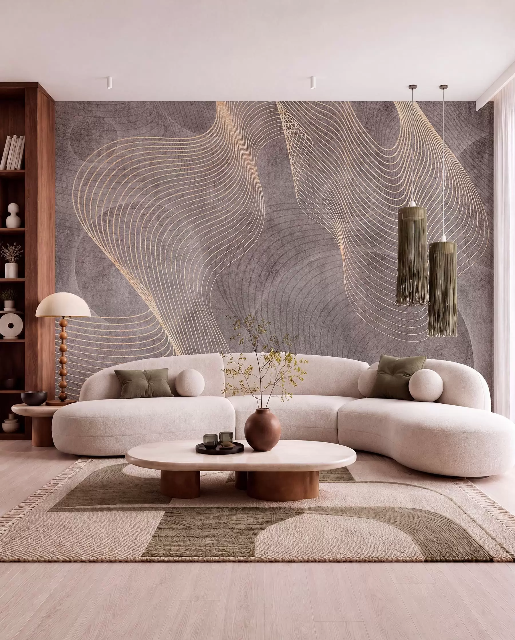 wall murals Woven Light u97469