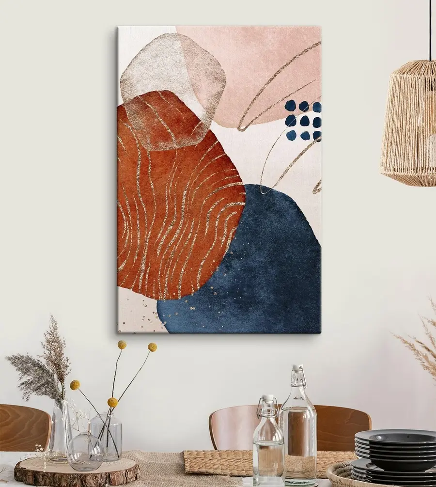 murales Formas abstractas en colores armoniosos s35956