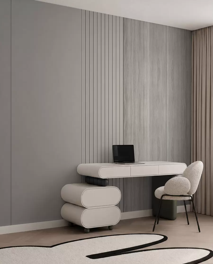 wall murals Panel with staves and wood u97549